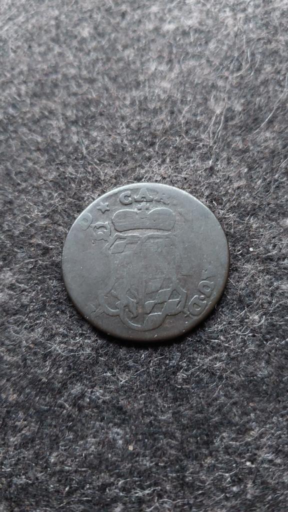 2 Liards 1752, Bisdom Luik, Johan XI Theodoor, Postzegels en Munten, Munten | Nederland, Overige waardes, Vóór koninkrijk, Ophalen of Verzenden