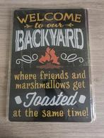 Metalen wandbord voor de mancave, Ophalen of Verzenden, Zo goed als nieuw
