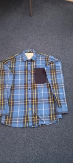 Blouse heren blauw Jack & Jones maat M, Kleding | Heren, Overhemden, Blauw, Ophalen of Verzenden, Zo goed als nieuw, Overige halswijdtes