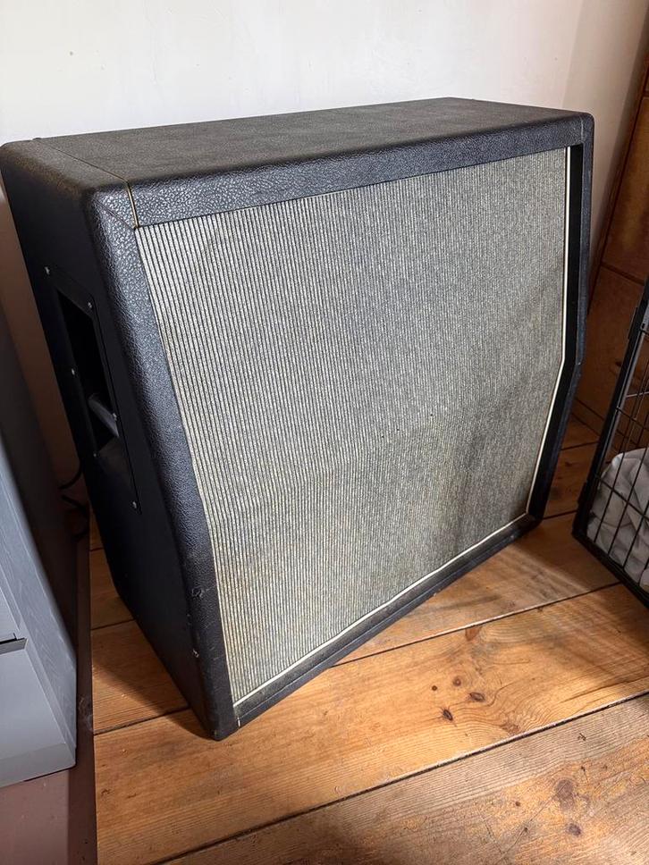 Marshall cabinet circa 1969/1971 met 4 x G12H !! LEES TEKST!, Muziek en Instrumenten, Versterkers | Bas en Gitaar, Gebruikt, 100 watt of meer