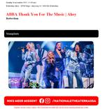 8 tickets ABBA Thank You For The Music - Ahoy - 16 Nov, Tickets en Kaartjes, Concerten | Pop, Drie personen of meer, November