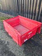 Rode Kunststof Stapelbak, Ophalen, 40 tot 60 cm, 50 tot 75 cm, Zo goed als nieuw