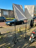 Softbox op statief 2x voor fotografie, Ophalen of Verzenden, Gebruikt, Statief of Scherm