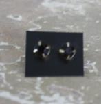 nieuwe oorbellen met zwart steentje, Ophalen of Verzenden, Nieuw, Zwart, Overige materialen