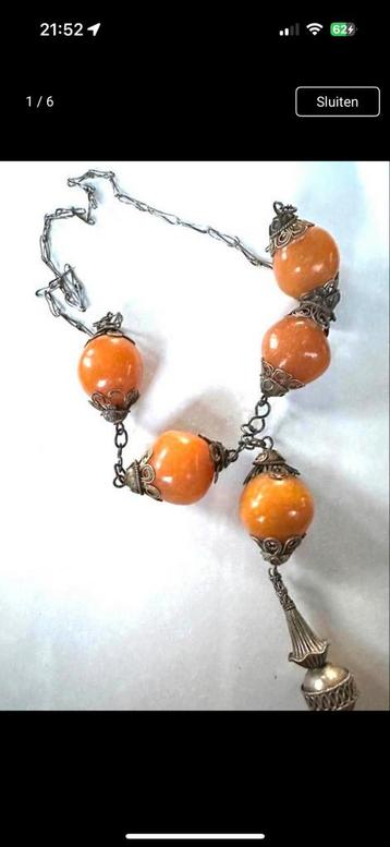 Antieke Berber filigrain ketting beschikbaar voor biedingen