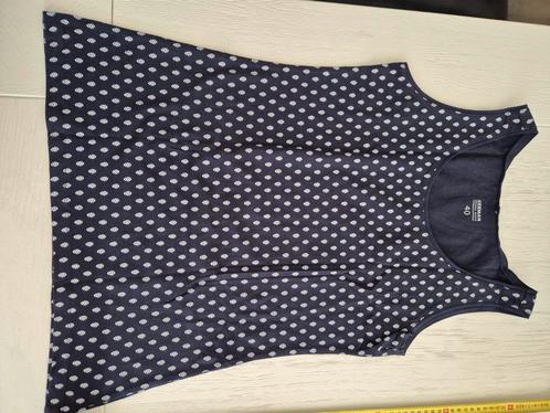 Zeeman Original Basics Top, Donkerblauw met wit, maat 40, Kleding | Dames, Tops, Zo goed als nieuw, Maat 38/40 (M), Blauw, Zonder mouw