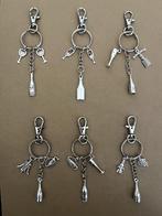 6 verschillende sleutelhangers wijn glas druif wijnfles....., Ophalen of Verzenden, Nieuw, Overige typen