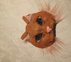 Handgemaakte Therian Tabby Kat Masker, Ophalen of Verzenden, Nieuw, Knutselwerk