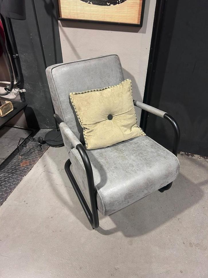 relax stoel grijs kunststof verbouwing korting, Huis en Inrichting, Stoelen, Nieuw, Eén, Kunststof, Grijs, Ophalen