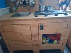 Speelkeukentje van hout, Kinderen en Baby's, Speelgoed | Houten speelgoed, Ophalen, Zo goed als nieuw, Meubelstuk of Keukentje