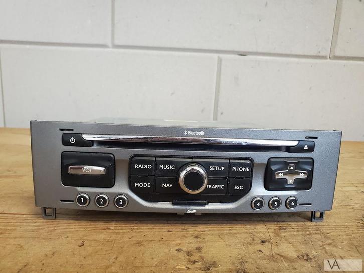 Peugeot 308 2008 - 2013 radio navigatie rneg 98016555xh €100, Auto-onderdelen, Dashboard en Schakelaars, Peugeot, Gebruikt, Ophalen of Verzenden
