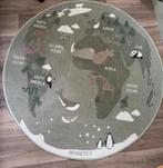 H&M Katoenen Vloerkleed - Wereldkaart, 100 tot 150 cm, Wit, Rond, Ophalen of Verzenden