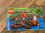 Lego Minecraft Het Paddenstoeleiland (21129), Kinderen en Baby's, Speelgoed | Duplo en Lego, Ophalen of Verzenden, Gebruikt, Complete set