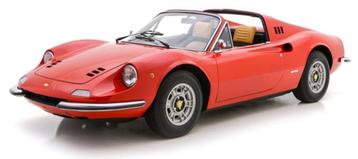 Ferrari Dino 246 GTS Rood 1:18 P18152A2 van BBR PRE-ORDER beschikbaar voor biedingen