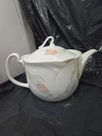 Vintage Theepot met Bloemenmotief, Huis en Inrichting, Gebruikt, Overige typen, Ophalen of Verzenden, Overige stijlen