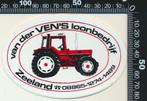 Sticker: Van der Vens Loonbedrijf - Zeeland (4), Ophalen of Verzenden, Zo goed als nieuw, Bedrijf of Vereniging