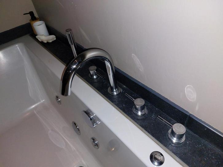 Caral 5-gats badrandkraan chroom, Huis en Inrichting, Badkamer | Complete badkamers, Gebruikt, Ophalen