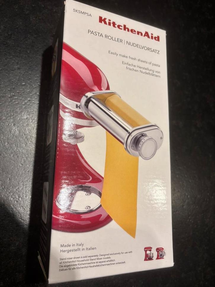 Nieuwe KitchenAid Pastaroller 5KSMPRA, Huis en Inrichting, Keuken | Keukenbenodigdheden, Nieuw, Ophalen of Verzenden