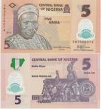 NIGERIA 2016 5 naira #38g UNC polymer, Postzegels en Munten, Bankbiljetten | Afrika, Verzenden, Nigeria