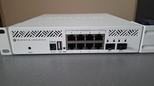 MikroTik CRS310-8G+2S+IN met Noctua fan, Computers en Software, Netwerk switches, Zo goed als nieuw, Ophalen of Verzenden