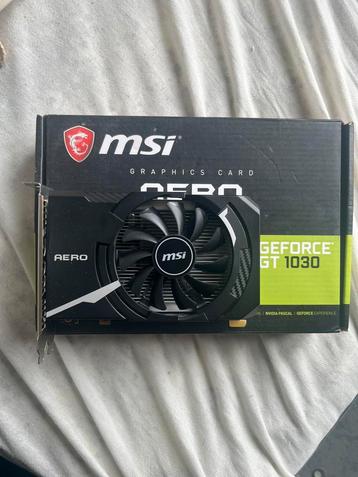 Msi aero geforce gt 1030 graphics card beschikbaar voor biedingen