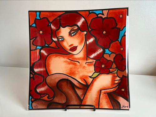 Collectors Item Ekaterina Moré~Rosenthal Glas Schaal POP ART, Antiek en Kunst, Kunst | Designobjecten, Ophalen of Verzenden