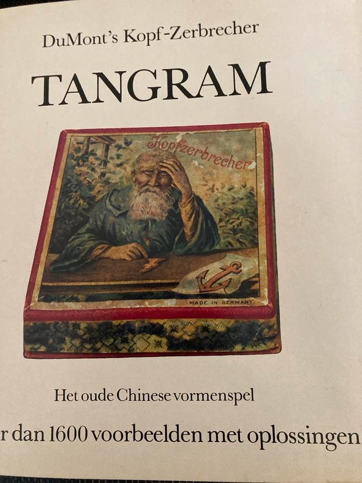 Tangram DuMont Joost Elffers, Hobby en Vrije tijd, Denksport en Puzzels, Gebruikt, Legpuzzel, Minder dan 500 stukjes, Ophalen of Verzenden