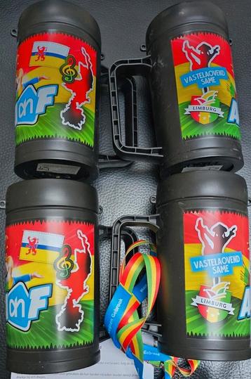 Bierpullen Carnaval Albert Heijn pst te koop 4st NIEUW  beschikbaar voor biedingen