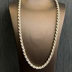 Zilveren rope ketting, Sieraden, Tassen en Uiterlijk, Kettingen, Ophalen of Verzenden, Nieuw, Zilver, Zilver