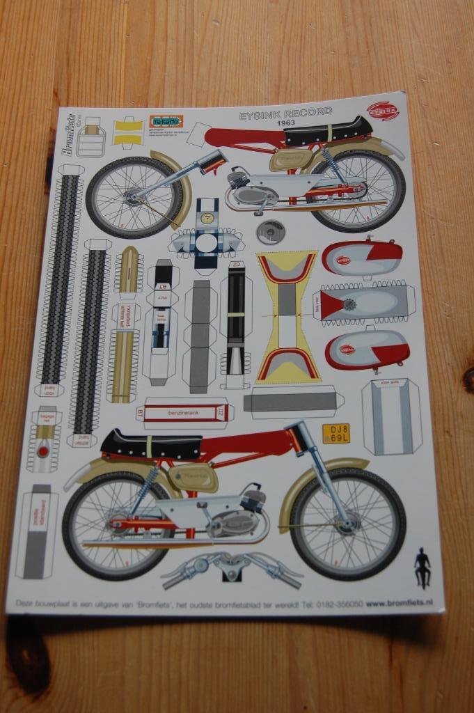 Eysink Rekord 1963, Fietsen en Brommers, Handleidingen en Instructieboekjes, Nieuw, Ophalen of Verzenden