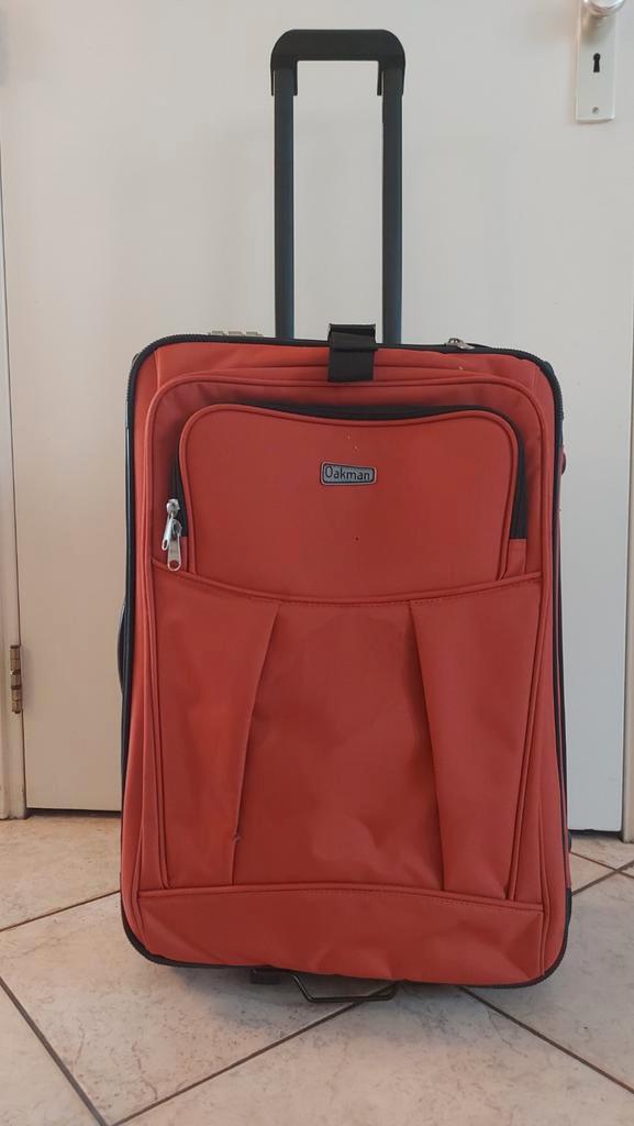 Oranje oakman koffer, Sieraden, Tassen en Uiterlijk, Koffers, Ophalen of Verzenden