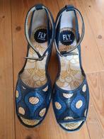 Fly London Sandalen Maat 39, Blauw, Zo goed als nieuw, Fly London, Sandalen of Muiltjes
