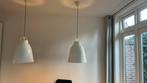 2 Hanglampen Caravaggio opaal p3 diameter 40 cm twee stuks, Huis en Inrichting, Lampen | Hanglampen, Ophalen, Zo goed als nieuw