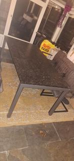 Granieten tafel, Tuin en Terras, Tuintafels, Ophalen of Verzenden, Zo goed als nieuw, Rechthoekig, Overige materialen