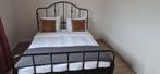 Sagstua IKEA Bed Frame & Mattress, Huis en Inrichting, Ophalen, Gebruikt, Zwart, Tweepersoons