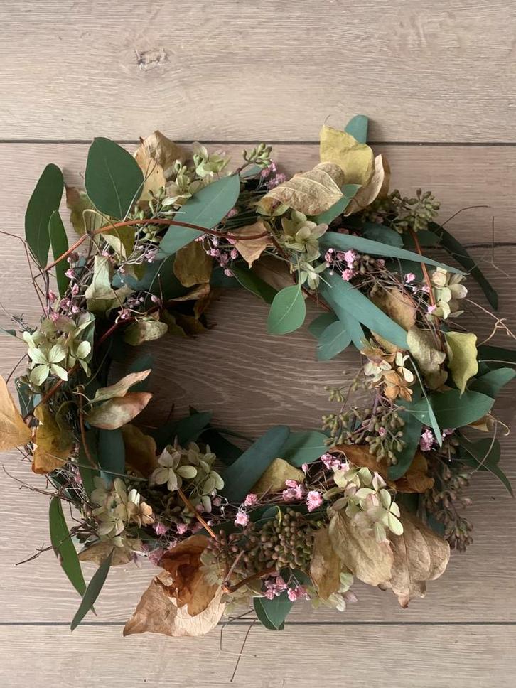 Krans - Prachtige herfst krans, Huis en Inrichting, Woonaccessoires | Kransen, Nieuw, Ophalen of Verzenden