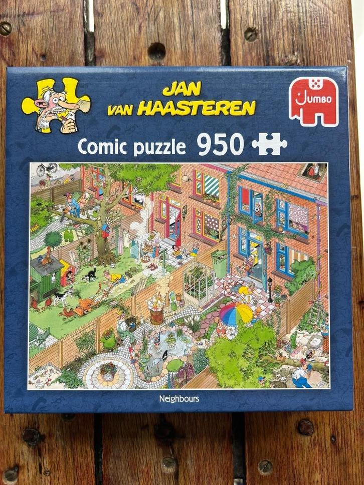 Jan van haasteren neighbours legpuzzel 950 stukjes, Hobby en Vrije tijd, Denksport en Puzzels, Zo goed als nieuw, Legpuzzel, 500 t/m 1500 stukjes