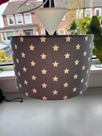Hanglamp grijs met sterren - Kinderkamer, Huis en Inrichting, Lampen | Lampenkappen, Ophalen, Rond, Zo goed als nieuw, Grijs