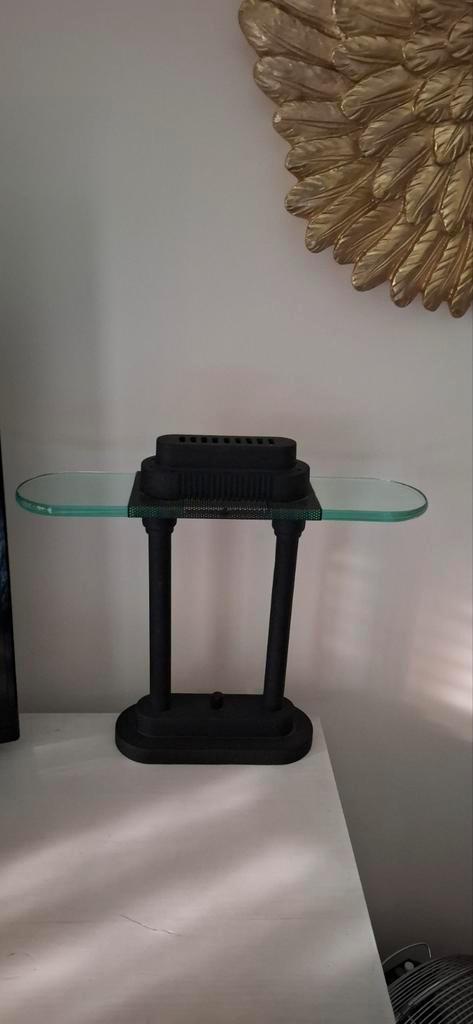 Robert sonneman bankierslamp, Huis en Inrichting, Lampen | Tafellampen, Zo goed als nieuw, Minder dan 50 cm, Ophalen