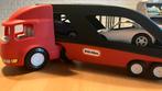 Little tikes vrachtwagen met twee auto’s, Ophalen of Verzenden, Gebruikt