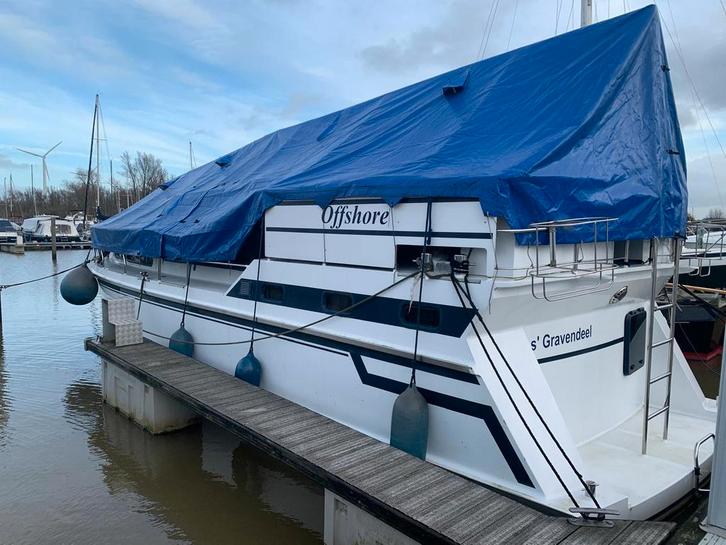 Wintertent, dektent, dekzeil,  voor boot van 12.00  3,80., Watersport en Boten, Bootonderdelen, Zo goed als nieuw, Motorboot, Ophalen