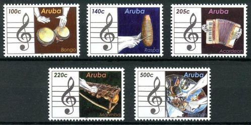 Aruba 906/10 postfris Muziekinstrumenten 2016, Postzegels en Munten, Postzegels | Nederlandse Antillen en Aruba, Postfris, Verzenden