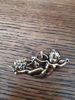 Goudkleurig engeltje, Sieraden, Tassen en Uiterlijk, Broches, Ophalen of Verzenden, Zo goed als nieuw, Goud, Overige materialen