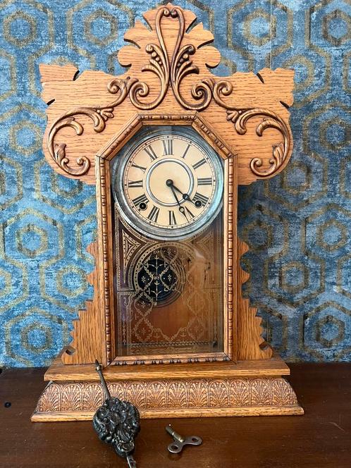 Waterbury? antieke klok, Antiek en Kunst, Antiek | Klokken, Ophalen of Verzenden