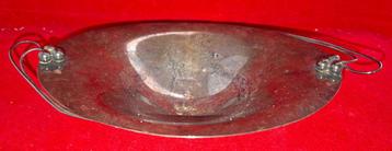 Leuk verzilverd schaaltje, bonbonniere beschikbaar voor biedingen