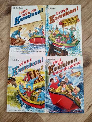 Originele (vintage) Kameleon boeken H. de Roos (4 stuks) beschikbaar voor biedingen