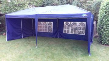 Partytent 3x6 meter - met zijwanden - verschillende kleuren beschikbaar voor biedingen