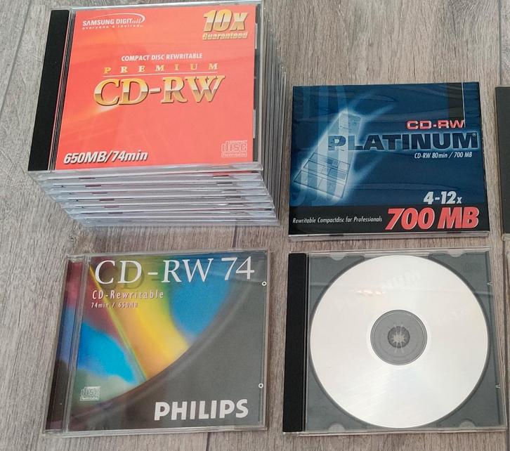 DVD+/- RW's en CD-RW's, Computers en Software, Beschrijfbare discs, Nieuw, Dvd, Herschrijfbaar, Ophalen