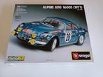 Bburago 1/16 schaalmodel kit van de Alpine A110 1600S, Hobby en Vrije tijd, Modelauto's | 1:18, Ophalen of Verzenden, Zo goed als nieuw