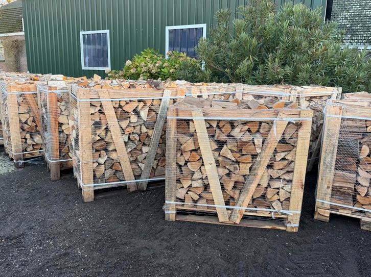 1.1 kuub Haardhout GRATIS BEZORGD 50km rond Amsterdam 🪵, Tuin en Terras, Haardhout, Blokken, Overige houtsoorten, Minder dan 3 m³